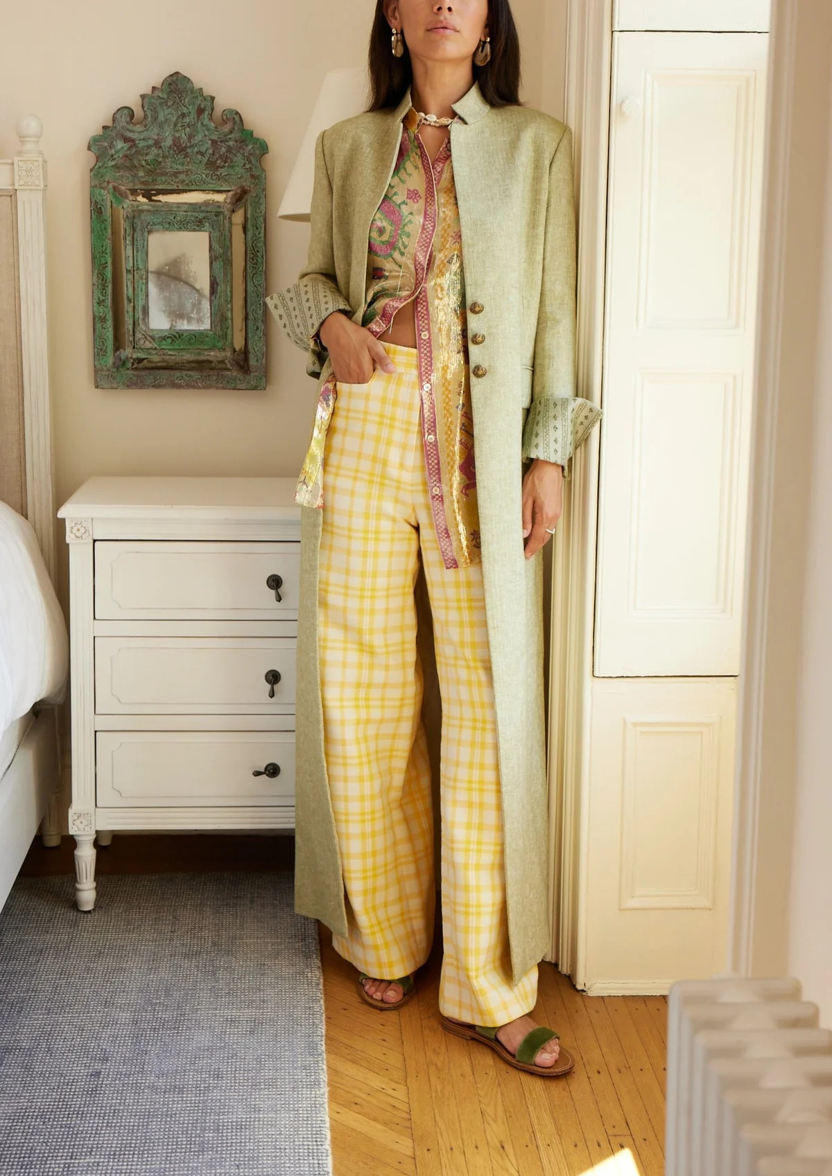 Doris Verde Coat | Over The Moon