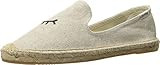 Soludos Women's x Jason Polan Wink Espadrilles, Sand, Tan, 11 Medium US | Amazon (US)