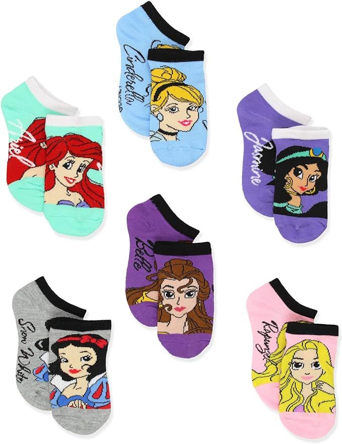 Disney Princess Girls 6 pack Socks Set | Amazon (US)