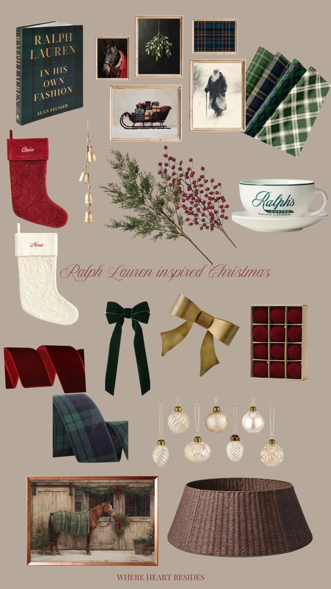 Seems like we’re all going for a Ralph Lauren inspired Christmas this year 🤭🎄 I rounded up some of my favorite finds to help you get that timeless and traditional holiday look. Rich colors, cozy textures and all the classic charm. 

#LTKSeasonal #LTKHoliday