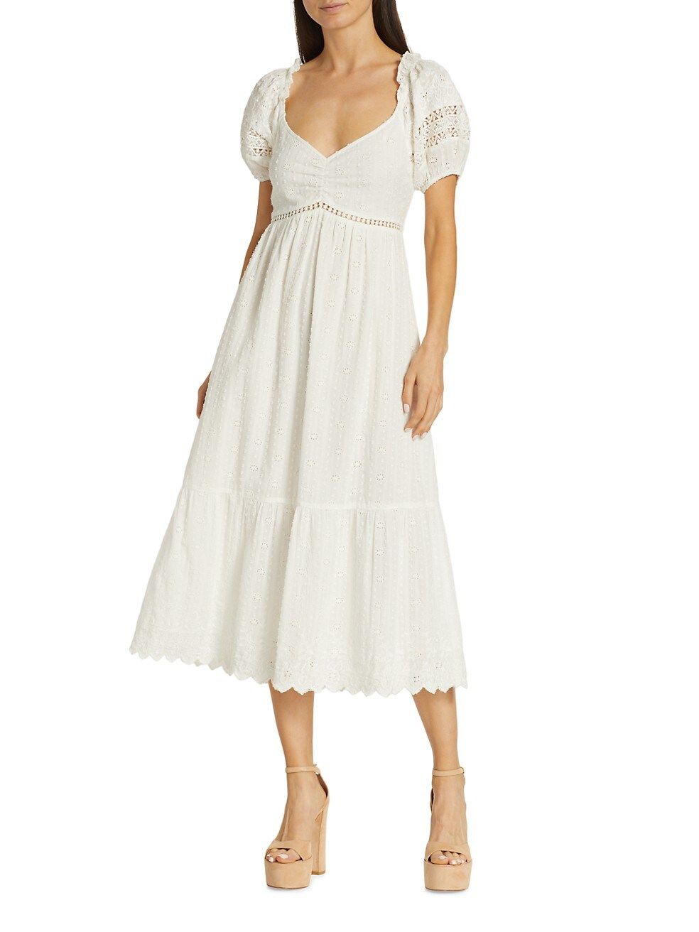 ASTR The Label Itzel Cotton Midi-Dress | Saks Fifth Avenue