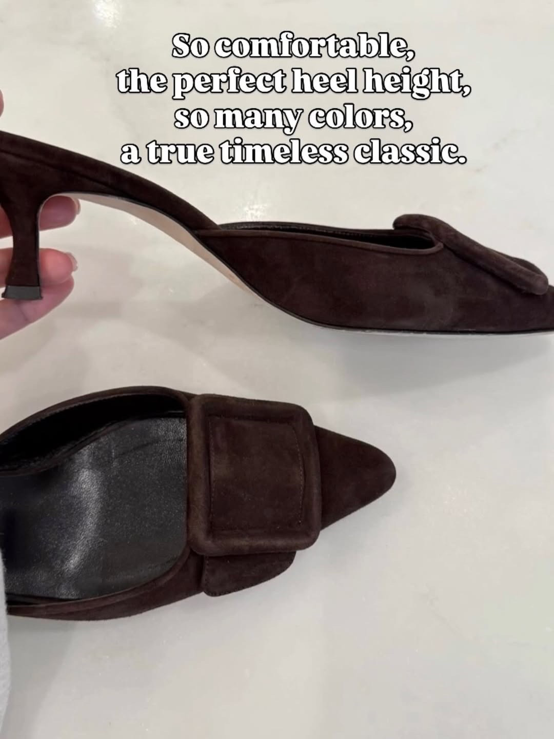 So chic and comfortable!! Wearing a size 8.5!

trendy fashion, chic heels, elevated shoes, comfy casual style, everyday outfit, fall trends