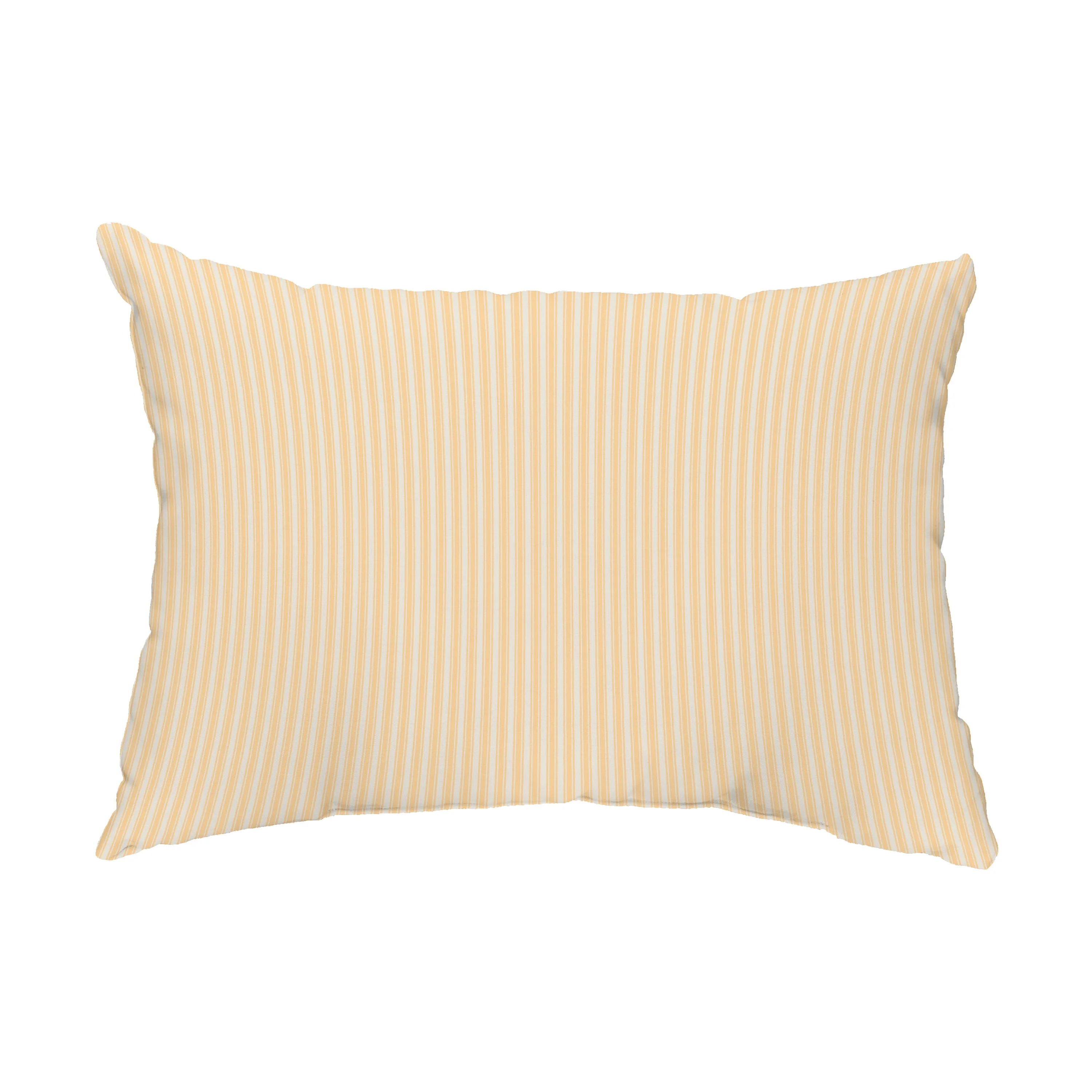 Simply Daisy, 14" x 20" Ticking Stripe Yellow Decorative Stripe Outdoor Pillow | Walmart (US)