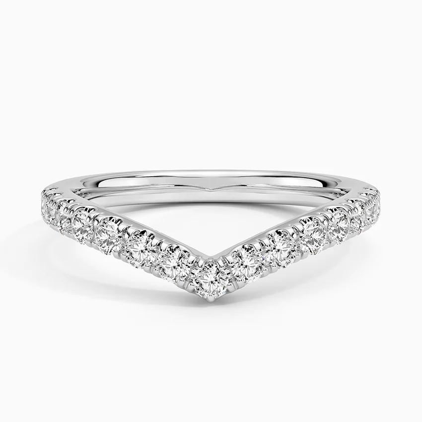 18K White Gold Grand Flair Diamond Ring | Brilliant Earth