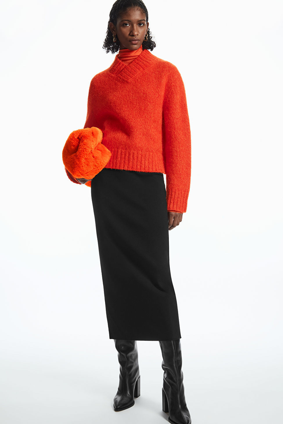 KNITTED MIDI PENCIL SKIRT | COS (EU)