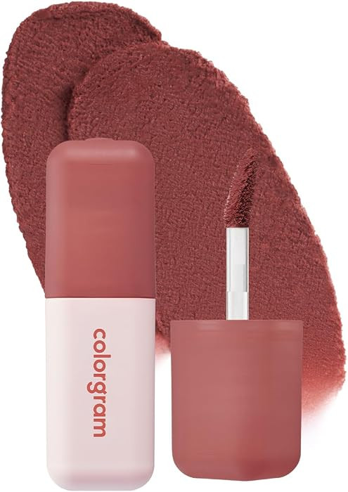 COLORGRAM NUDE BLUR TINT 11 DEEP CHOCOLATE | K-Beauty Makeup, Soft-Focus Matte Lip Stain, 2-in-1 ... | Amazon (US)