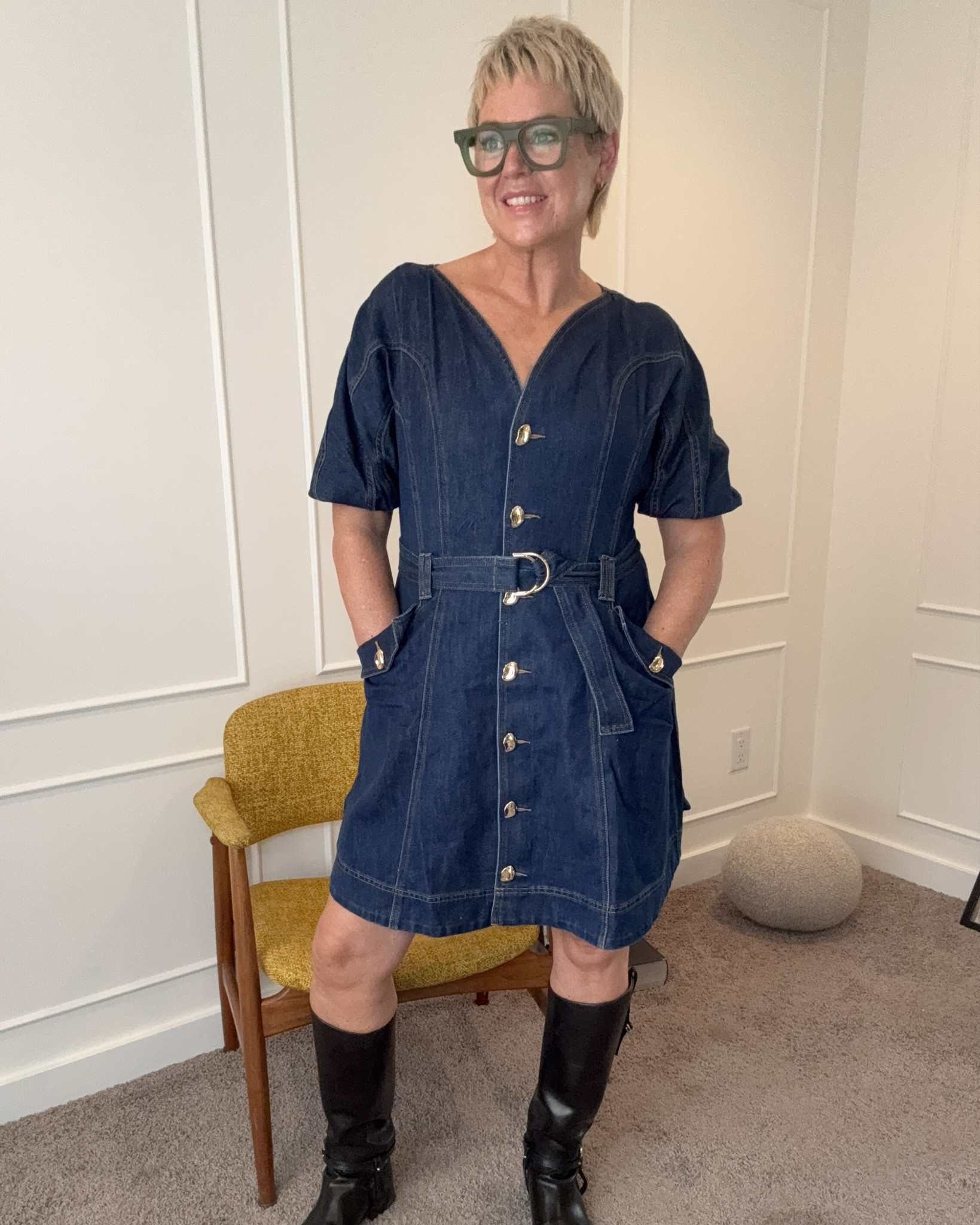 Commense for FALL 
I WEAR XL in Commense. 
I’m a size 10/12 
Length is always great in pants! 
I’m 5’9” 

CODE: CHAR12 

#LTKstyletip #LTKover50style #LTKmidsize