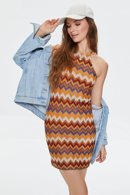 Chevron Mini Cami Dress | Forever 21 (US)