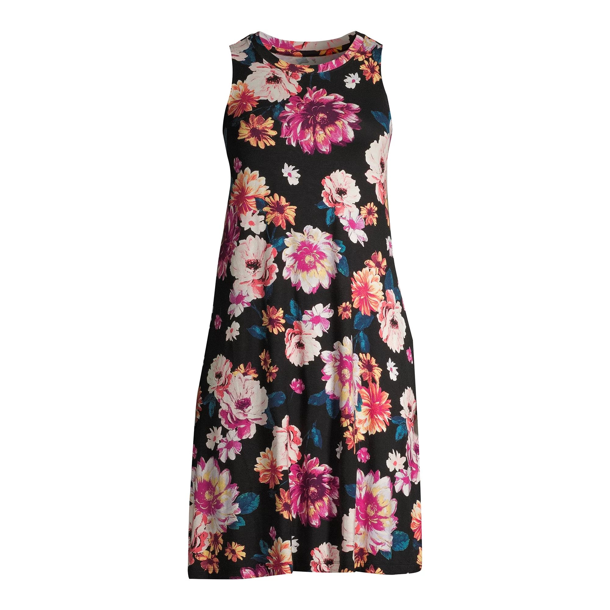 Time and Tru Women's Sleeveless Knit Dress | Walmart (US)