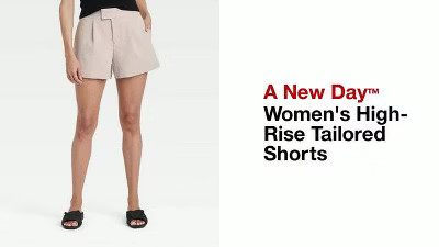 Women's High-Rise Tailored Shorts - A New Day™ | Target