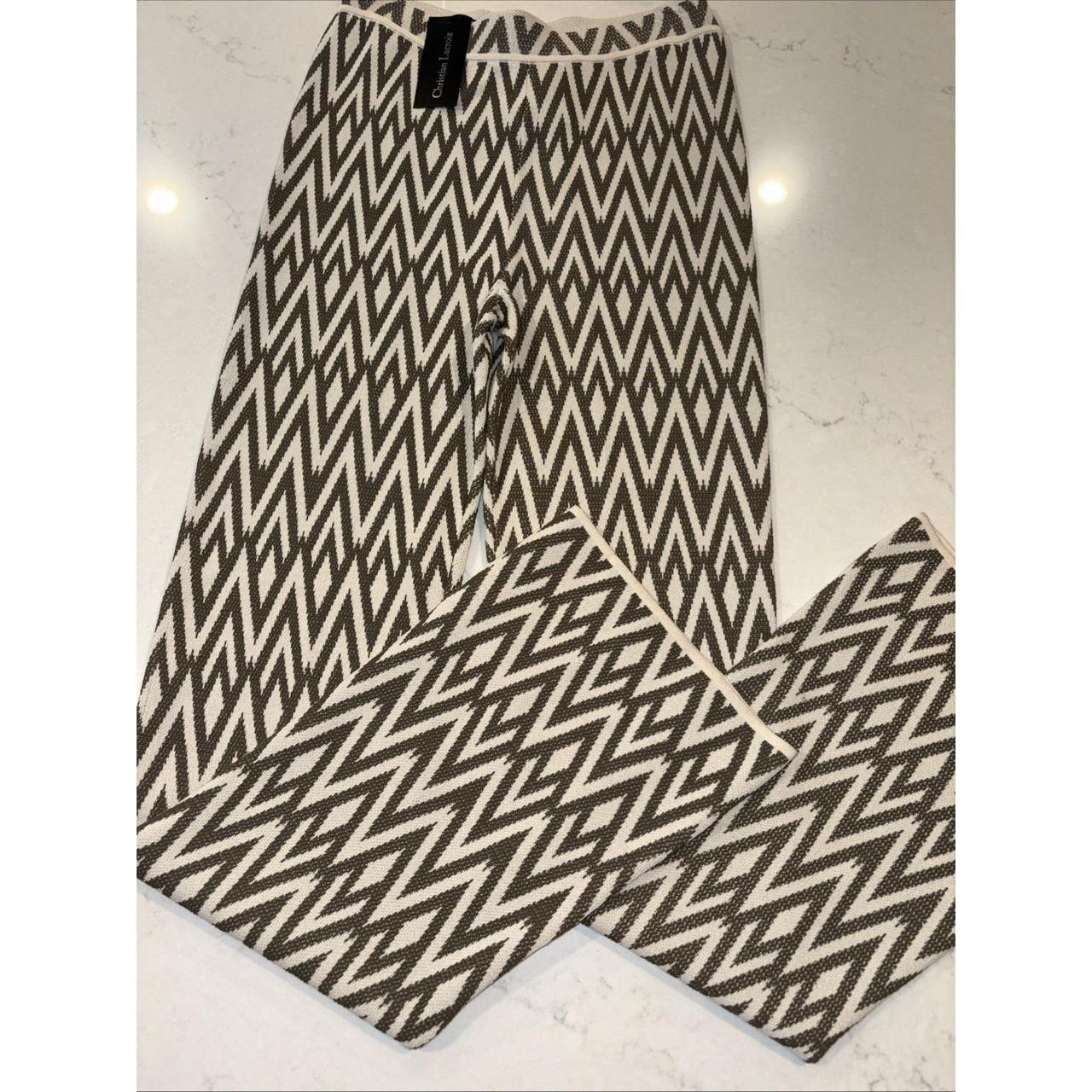 Christian Lacroix Women's Pants - Tan - S | Depop US