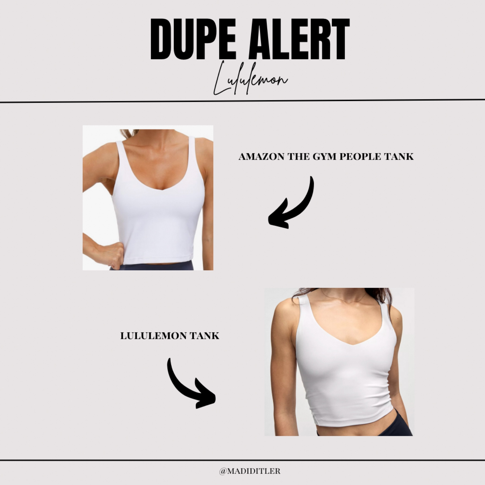 Daily dupe

#dupe #lululemon #amazon 

#LTKFallSale #LTKFitness #LTKActive