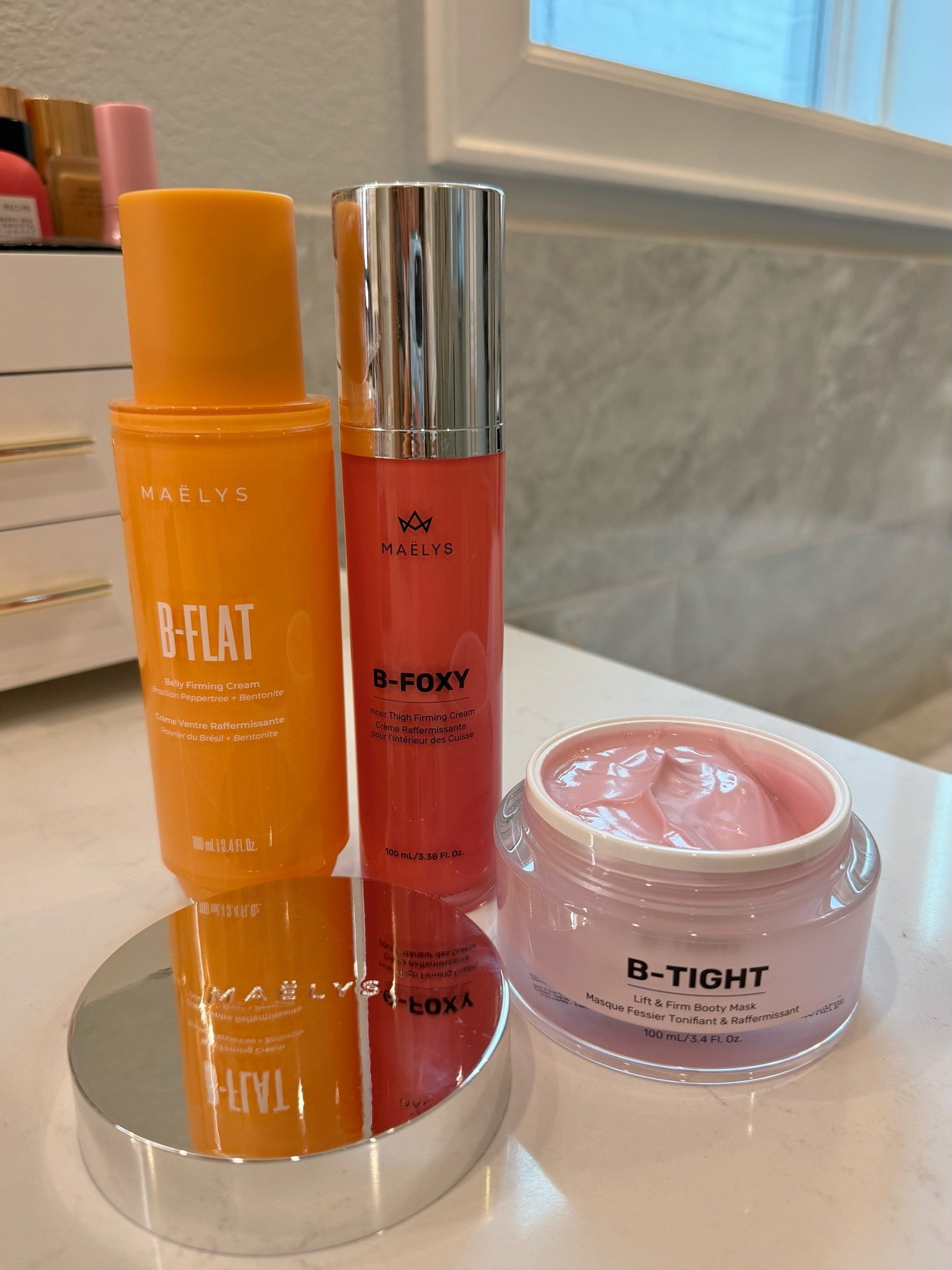 @maelys must-haves for summer. B-flat belly firming cream - 9k 5 ⭐️ reviews

#LTKmorningroutine #LTKselfcare #LTKgrwm