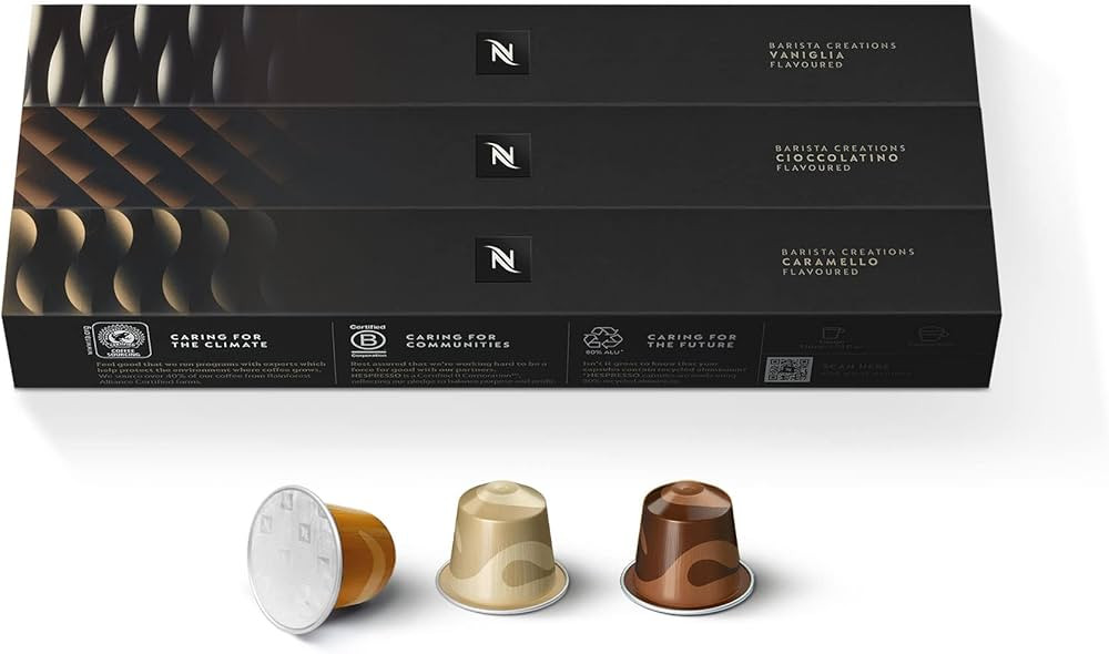 Nespresso Capsules OriginalLine, Barista Flavored Pack, Mild Roast Espresso Coffee, 30 Count Espr... | Amazon (US)