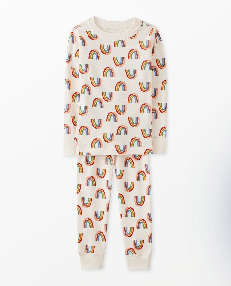 Print Long John Pajama Set | Hanna Andersson