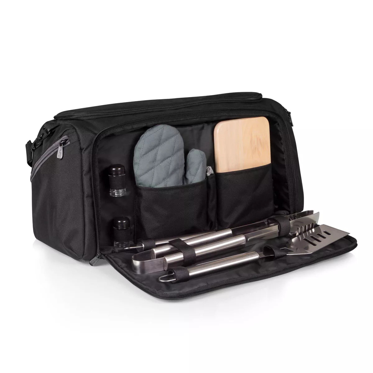 Picnic Time BBQ Kit Grill Set and Cooler - Black | Target