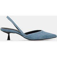 Only Coco Denim Slingback Shoe D Fit | Simply Be (UK)