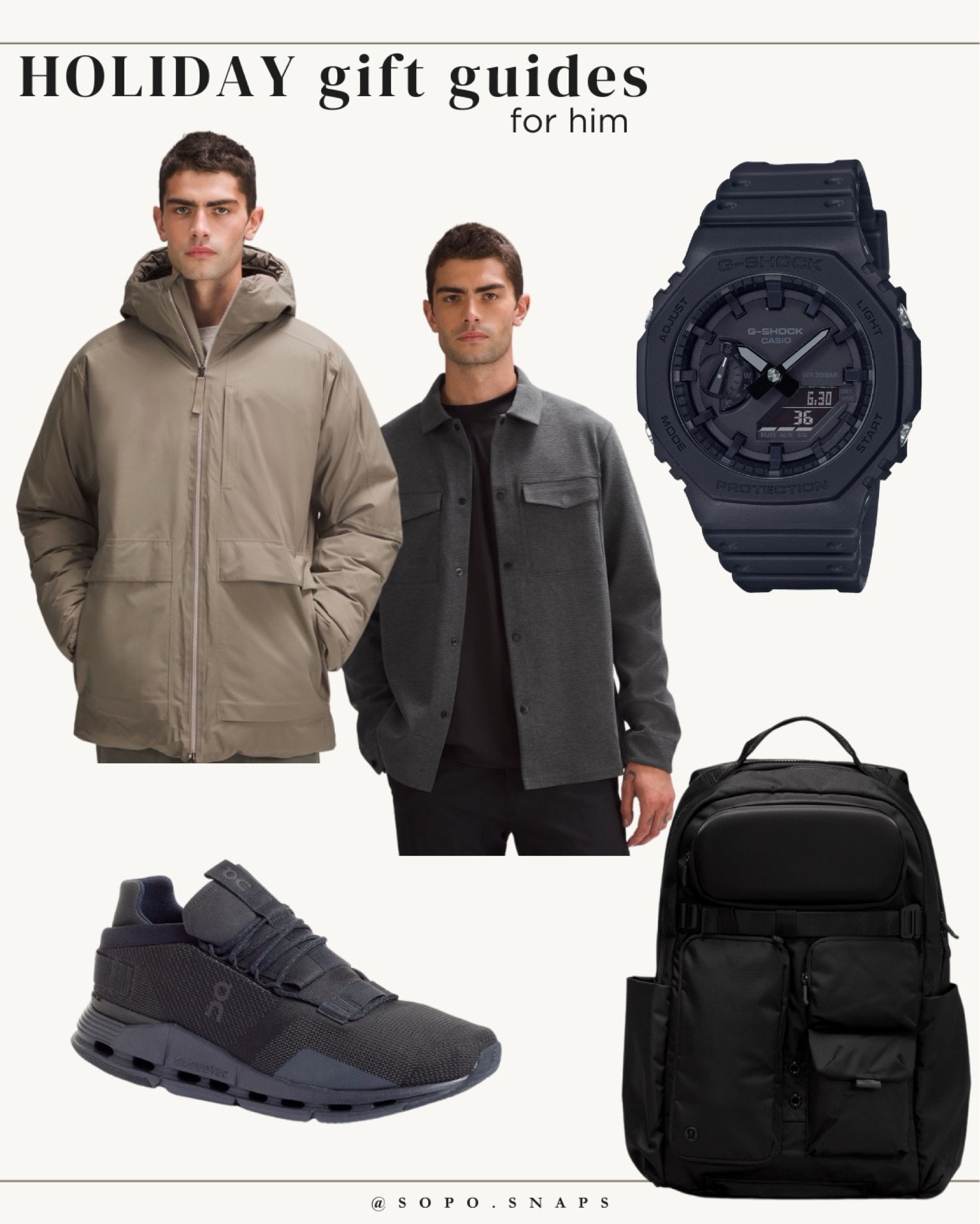 Holiday gift guide for him!!! 

#LTKGiftGuide #LTKmens #LTKCyberWeek