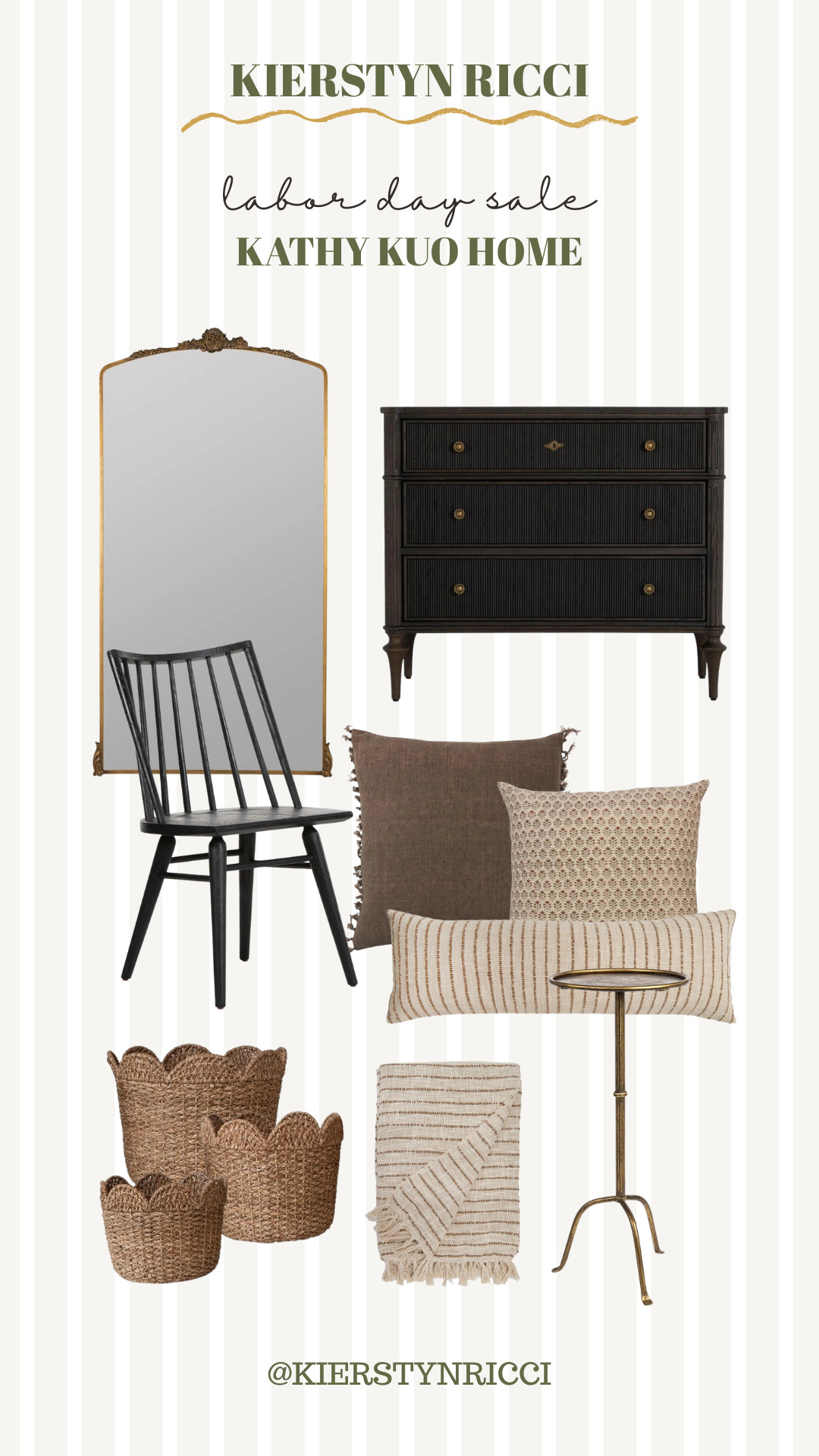 Kathy Kuo Home Labor Day Sale 
Bring timeless, designer style into your home—think elegant mirrors, classic black accents, cozy textiles, and chic woven baskets. Up to 25% off this weekend only! 🖤

#KathyKuoHome #LaborDaySale #HomeDecorInspo #TimelessDesign #InteriorStyle #VintageModern #AntiqueInspiredHome
 

 #LTKHome #LTKSaleAlert