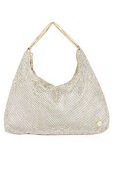 olga berg Shar Mesh Convertible Bag in Gold from Revolve.com | Revolve Clothing (Global)