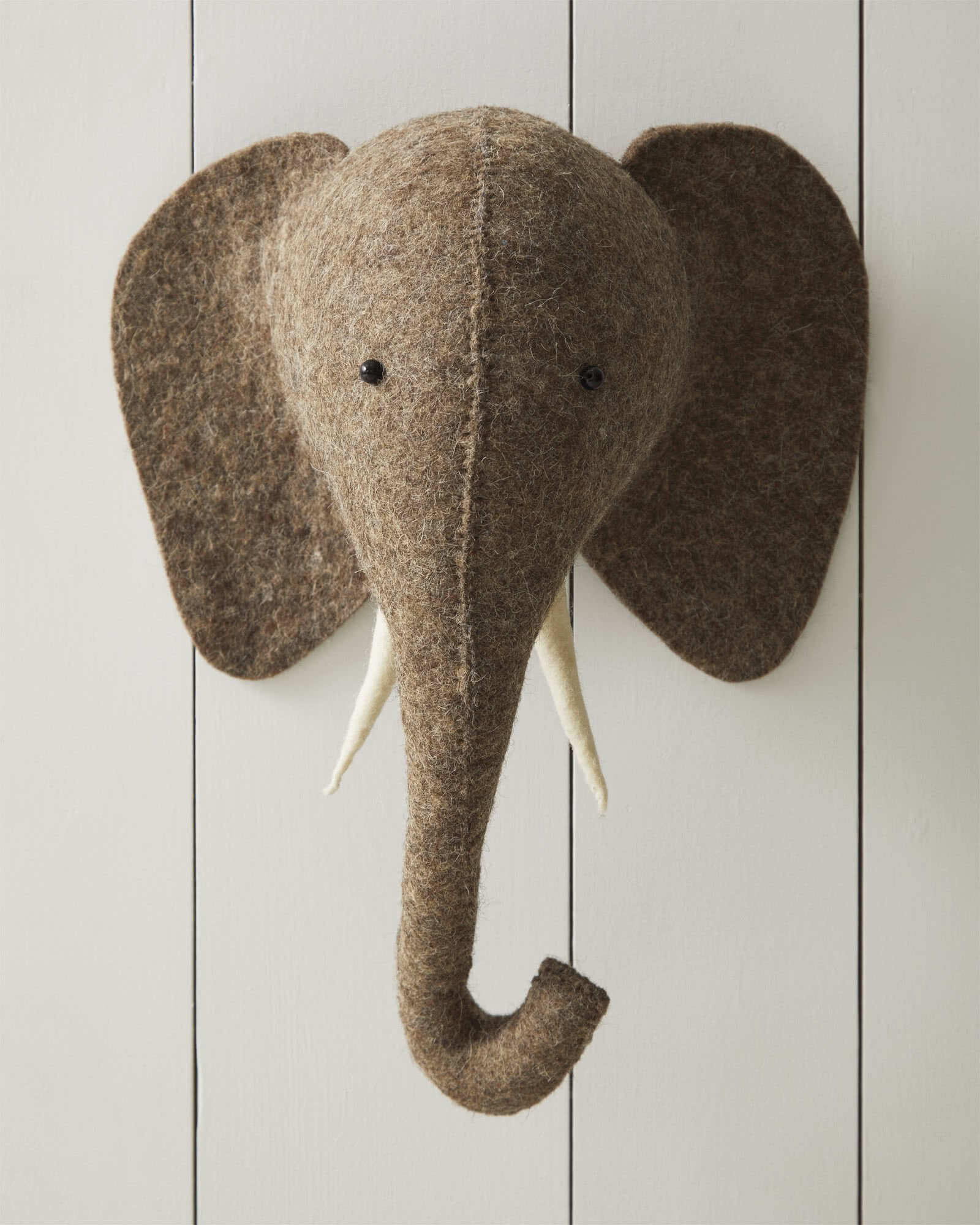 Felted Wool Wall Animal – Elephant | Serena and Lily