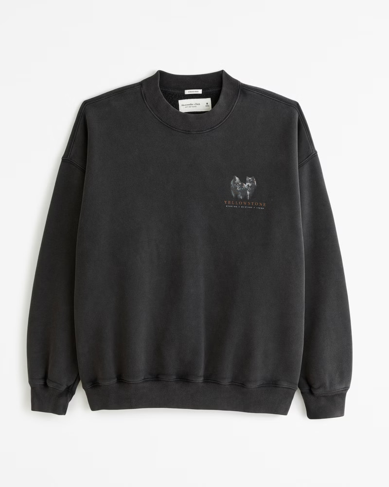 Yellowstone Graphic Crew Sweatshirt | Abercrombie & Fitch (US)