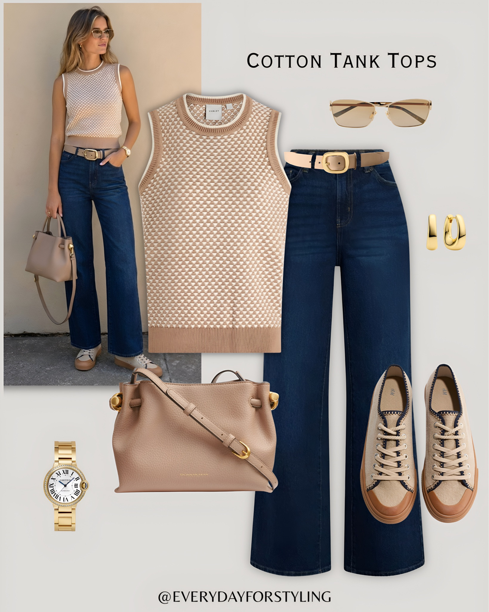 Taupe knit tank and wide leg jeans — this neutral combination never gets old 🤎

cotton tank top outfits 2026, how to style a tank top, summer tank top outfit ideas, crochet tank top look, knit tank top styling, stripe tank top outfit, knotted tank top summer, tank top with wide leg jeans, tank top and shorts outfit, elevated tank top looks, quiet luxury casual style, chic summer basics women, affordable summer outfits, effortless summer dressing, summer outfit inspo 2026, tank top with tailored shorts, casual chic women outfits, wardrobe basics summer, versatile summer pieces, , summer wardrobe H&M, effortless elegant style, summer outfits, everydayforstyling 

#CottonTankTopStyle, #SummerTankOutfits, #SummerOutfitIdeas, #ChicSummerBasics


#LTKTravel #LTKSeasonal #LTKootd