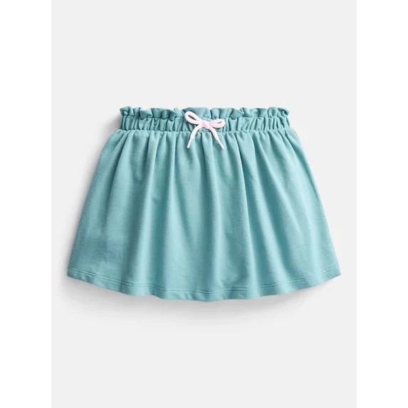 Wonder Nation Little Girls Scooter Skirt with Paperbag Waist, Sizes 4-10 | Walmart (US)