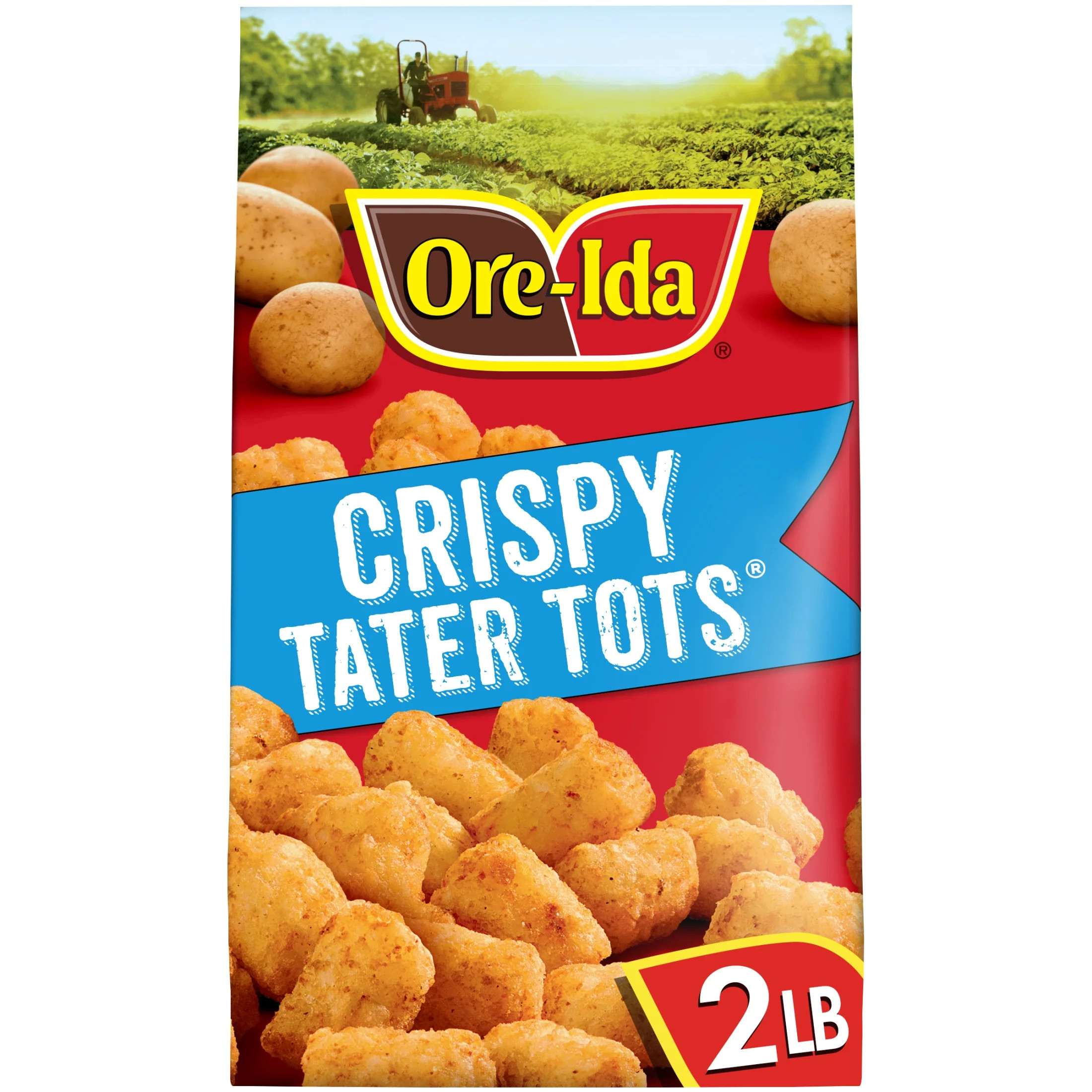 Ore-Ida Golden Tater Tots Seasoned Shredded Frozen Potatoes, 32 oz Bag | Walmart (US)