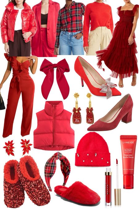 Holiday red ❤️🎁💋 all the fun & festive ways to wear red this holiday season 
Amazon fashion 
Target style 
Ribbon $ bows 
Holiday headband 
Embellished heels 
Red holiday party dress 

#LTKstyletip #LTKHoliday #LTKfindsunder50