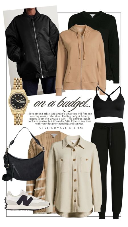 On a budget… I love finding budget friendly pieces that I can mix and match to create cozy athelsiure outfits. I like to elevate my look with designer bags and sunnies #stylinbyaylin #aylin

#LTKstyletip #LTKfindsunder100 #LTKSeasonal