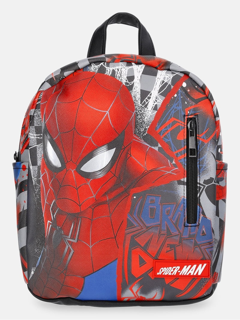 Marvel Spider-Man Mini Faux Leather Backpack | Walmart (US)
