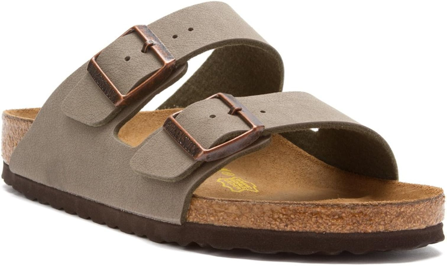 Birkenstock Unisex Arizona Sandal,Stone Birkibuc,40 M EU | Amazon (US)