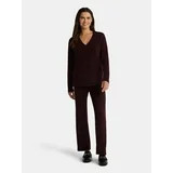 Time and Tru Women’s V Neck Sweater and Pants Set, 2-Piece, Sizes XS-XXXL | Walmart (US)