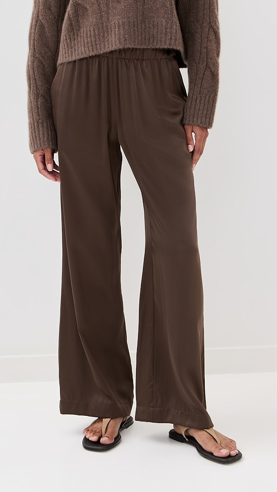 Brynn Silk High Rise Pull On Wide Leg Pants | Shopbop