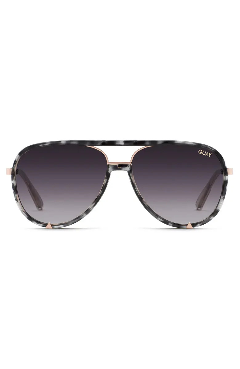 Quay Australia x Saweetie High Profile 51mm Polarized Aviator Sunglasses | Nordstrom | Nordstrom