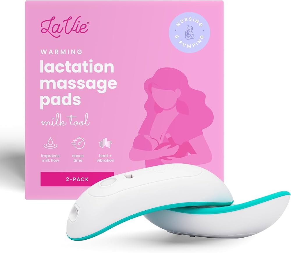 Amazon.com : LaVie 3-in-1 Warming Lactation Massager, 2 Pack, Heat and Vibration, Pumping and Bre... | Amazon (US)