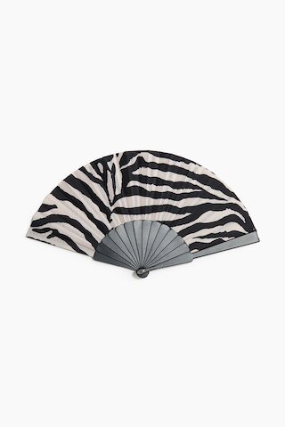 H & M - Folding Fan - Black/Zebra Print | H&M (US + CA)