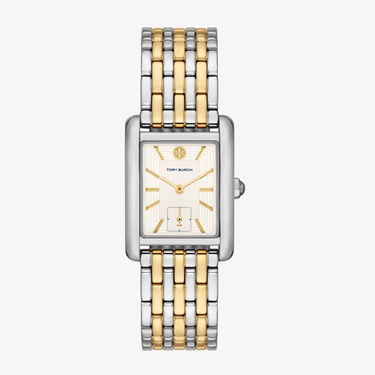 Eleanor Watch, Two-Tone Stainless Steel: Women's Designer Strap Watches | Tory Burch | Tory Burch (US)