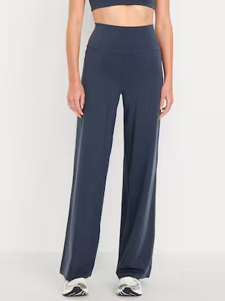 High-Waisted StudioSmooth Wide-Leg Pants | Old Navy (US)