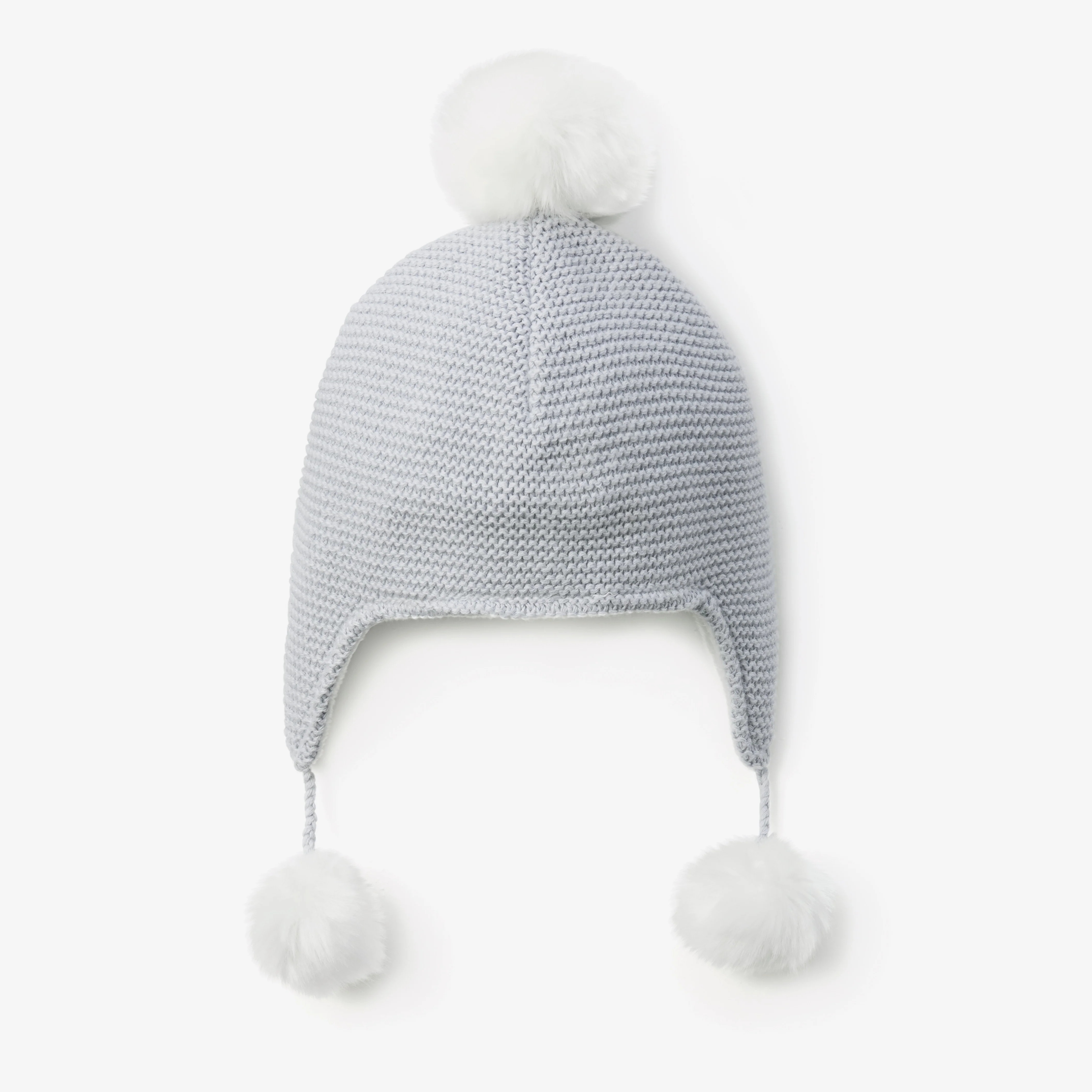Sofia & Finn Pale Blue Pom Pom Baby Hat | Elegant Baby