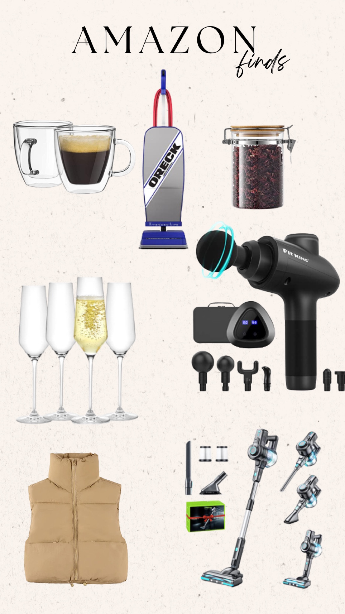 On sale on Amazon today!

I have the vaccuum, clear mugs, and the vest - LOVE them all! 

#LTKhome #LTKsalealert #LTKFind