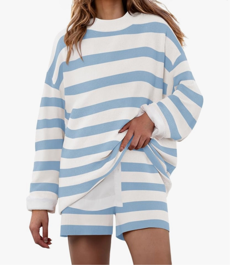 Dupe alert ‼️ I almost bought a similar set via Free People for $88 and amazon came through with a $20 option for the win 🏆 this one is better quality IMO bc material isn’t see through!!! I ordered in pink and red option. All linked under same link
:
I also linked free people in case you too want to compare 

#LTKStyleTip #LTKWatchNow #LTKMostLoved