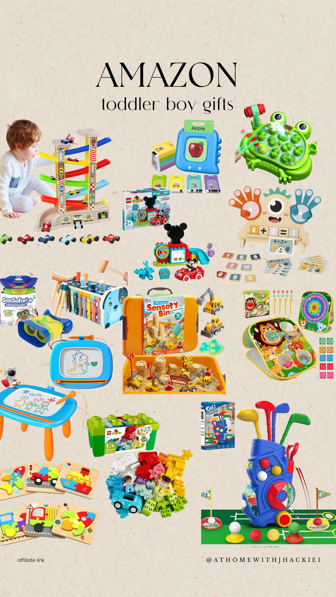 Amazon toddler boy gifts, toddler boy christmas toys, amazon educational toys, gifts for boys age 2–4, montessori toys toddler boy, sensory toys amazon, wooden car ramp toy, building toys toddler, lego duplo gifts, toddler boy learning toys, amazon best toys toddlers, holiday gifts for little boys, fine motor toys amazon, toddler tool set toys, active play toys for toddlers 

 

#LTKGiftGuide #LTKHoliday #LTKSeasonal