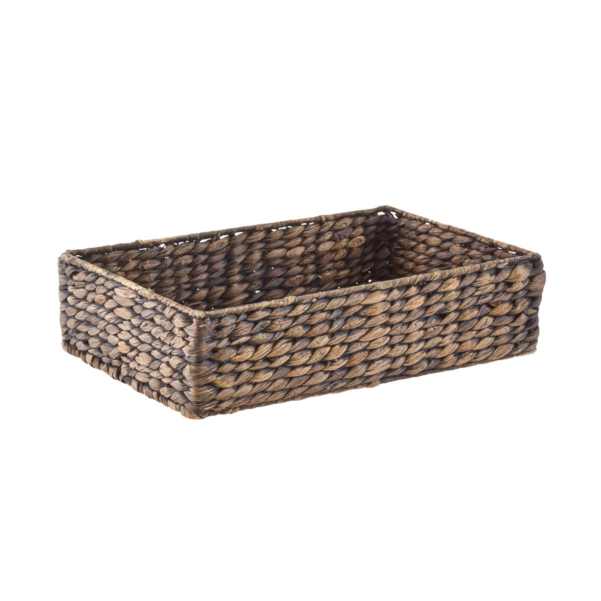 Large Water Hyacinth Serving Tray with Handles | The Container Store