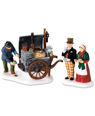 Department 56 Dickens' Village The Coffee Stall, Set of 2 - Macy's | Macy's