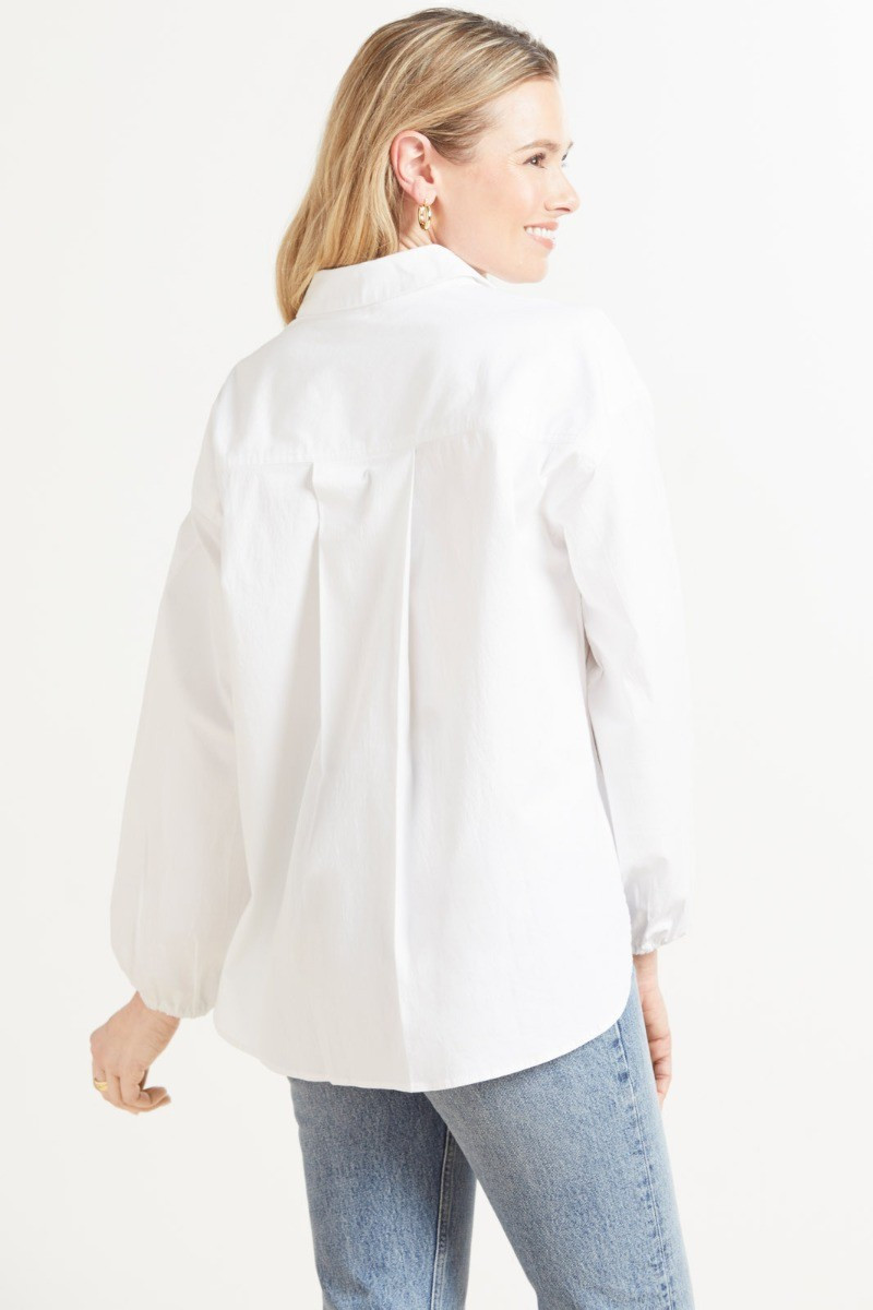 SUNDRY Saturday Poplin Shirt | EVEREVE | Evereve