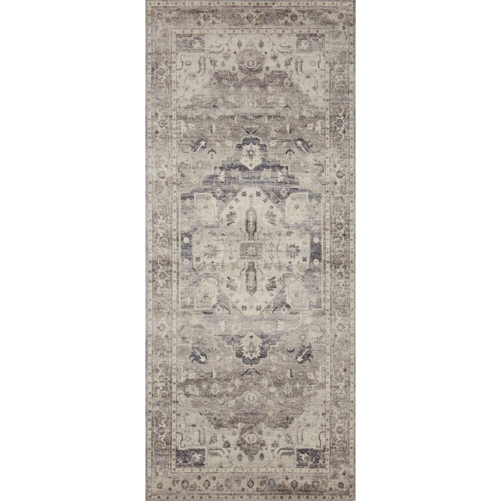 2'6""x7'6"" Runner Hathaway Rug Steel Gray/Ivory - Loloi Rugs | Target
