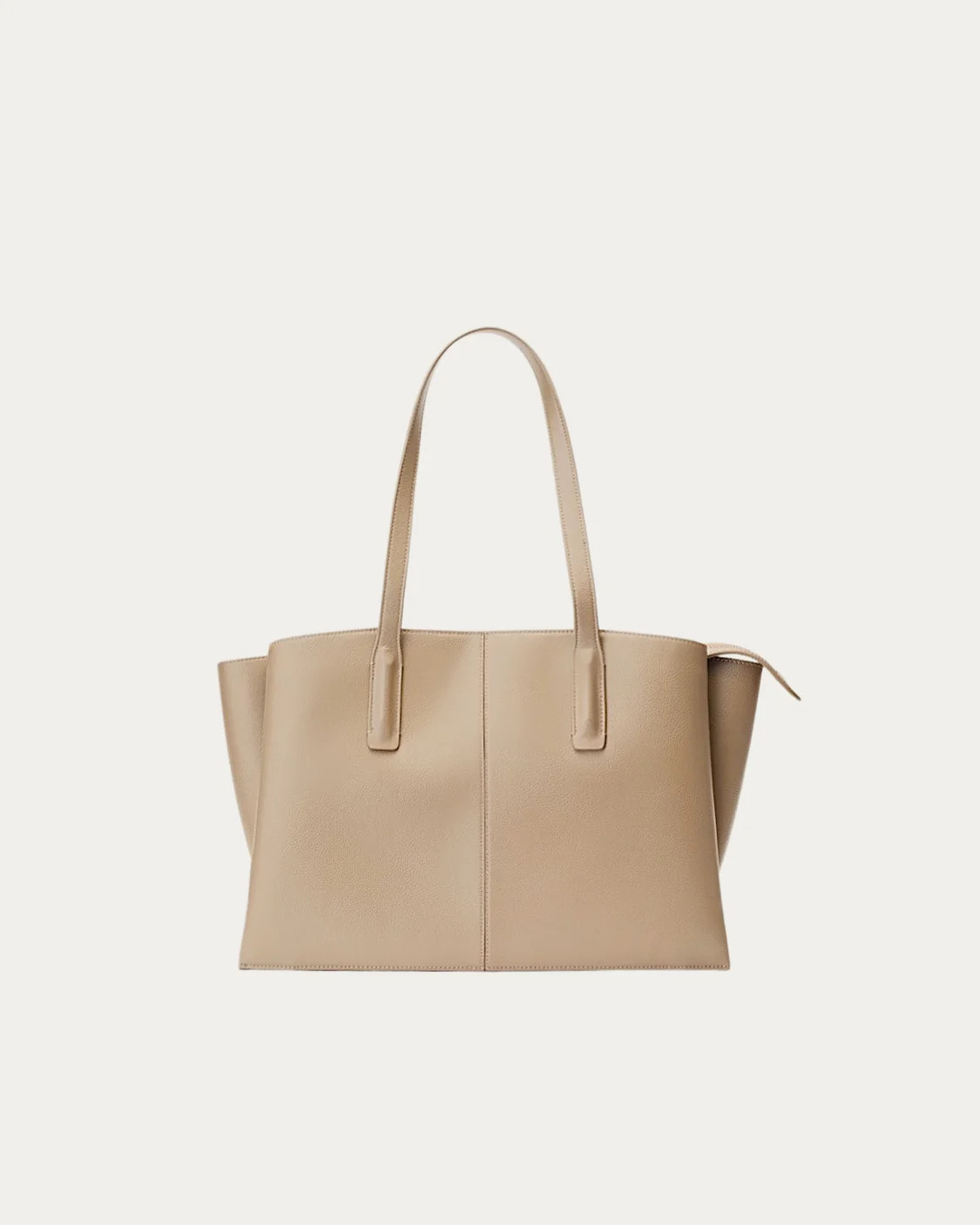 Paloma Tote Latte - Luxury Vegan Work Bag | Freja New York