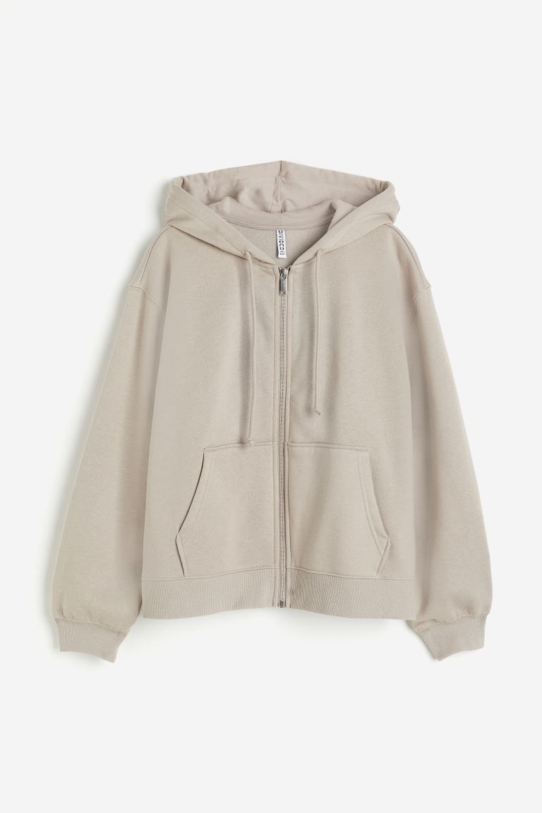 Hooded Jacket - Light taupe - Ladies | H&M US | H&M (US + CA)